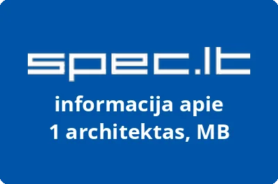 1 architektas, MB