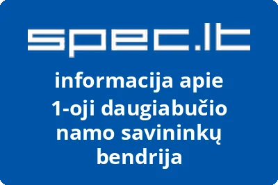 1oji daugiabučio namo savininkų bendrija | spec.lt