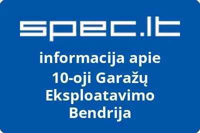 10oji garažų eksploatavimo bendrija