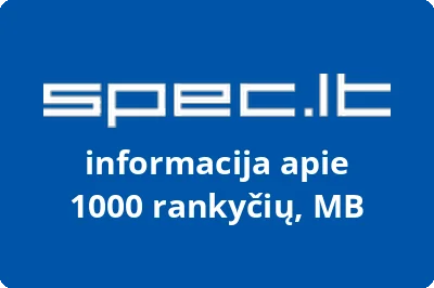 1000 rankyčių, MB