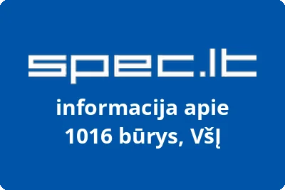 1016 būrys, VŠĮ