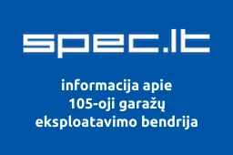 105-oji garažų eksploatavimo bendrija