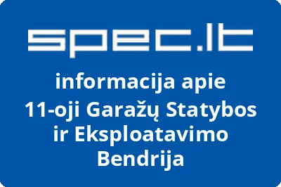 11oji garažų statybos ir eksploatavimo bendrija