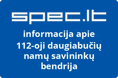 112oji daugiabučių namų savininkų bendrija