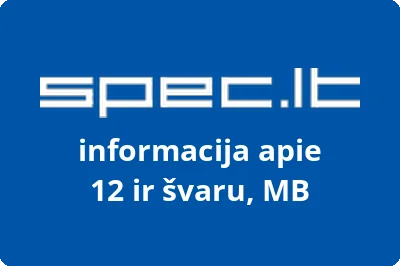 12 ir švaru, MB
