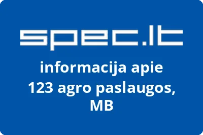 123 agro paslaugos, MB | spec.lt