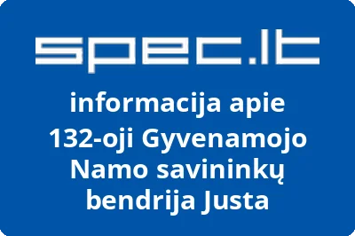132oji gyvenamojo namo savininkų bendrija JUSTA