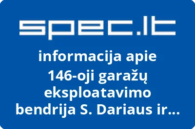 146-oji garažų eksploatavimo bendrija S. Dariaus ir S. Girėno g.