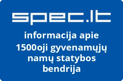 1500oji gyvenamųjų namų statybos bendrija