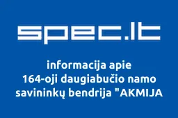 164-oji daugiabučio namo savininkų bendrija "AKMIJA