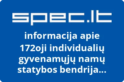 172oji individualių gyvenamųjų namų statybos bendrija Mokslas