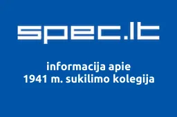 1941 m. sukilimo kolegija | spec.lt