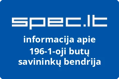 196-1-oji butų savininkų bendrija