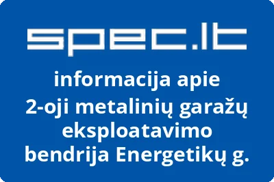 2-oji metalinių garažų eksploatavimo bendrija Energetikų g.