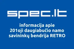201oji daugiabučio namo savininkų bendrija RETRO | spec.lt