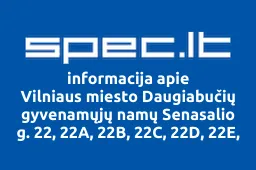 Vilniaus miesto Daugiabučių gyvenamųjų namų Senasalio g. 22, 22A, 22B, 22C, 22D, 22E, 24, 24A, 24B, 24C, 24D savininkų bendrija Senasalis | spec.lt