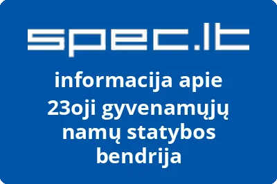 23oji gyvenamųjų namų statybos bendrija