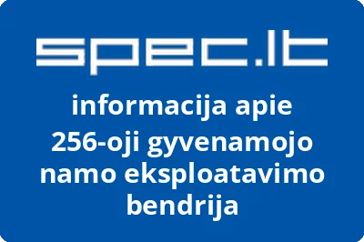 256-oji gyvenamojo namo eksploatavimo bendrija