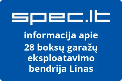 28 boksų garažų eksploatavimo bendrija Linas