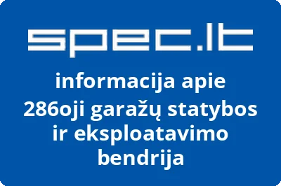 286oji garažų statybos ir eksploatavimo bendrija
