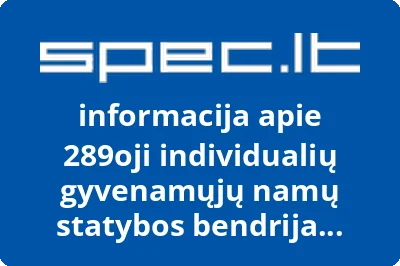 289oji individualių gyvenamųjų namų statybos bendrija GUDELIAI