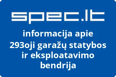 293oji garažų statybos ir eksploatavimo bendrija