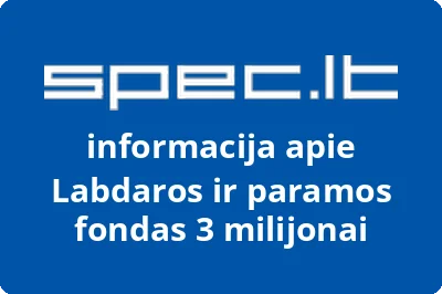 Labdaros ir paramos fondas 3 milijonai | spec.lt