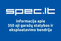 350 oji garažų statybos ir eksploatavimo bendrija | spec.lt