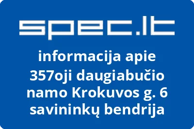 357oji daugiabučio namo Krokuvos g. 6 savininkų bendrija