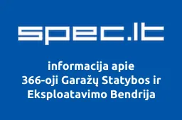 366-oji Garažų Statybos ir Eksploatavimo Bendrija