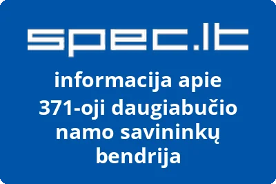 371-oji daugiabučio namo savininkų bendrija