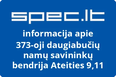 373-oji daugiabučių namų savininkų bendrija Ateities 9,11