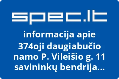374oji daugiabučio namo P. Vileišio g. 11 savininkų bendrija BANGA