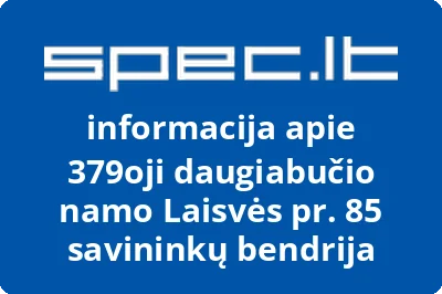 379oji daugiabučio namo Laisvės pr. 85 savininkų bendrija