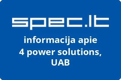 4 power solutions, UAB | spec.lt