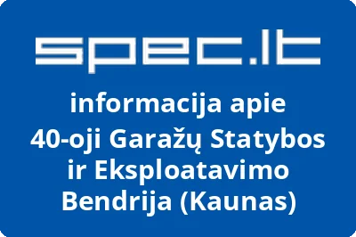 40-oji Garažų Statybos ir Eksploatavimo Bendrija (Kaunas)