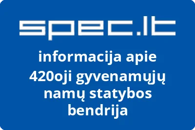 420oji gyvenamųjų namų statybos bendrija
