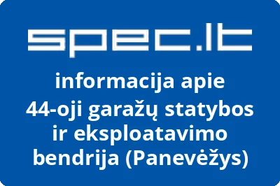 44-oji garažų statybos ir eksploatavimo bendrija (Panevėžys)