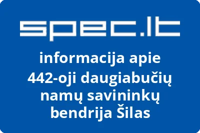 442oji daugiabučių namų savininkų bendrija ŠILAS