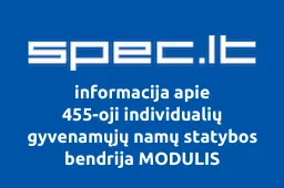 455-oji individualių gyvenamųjų namų statybos bendrija MODULIS