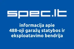 488-oji garažų statybos ir eksploatavimo bendrija | spec.lt