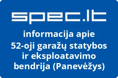 52-oji garažų statybos ir eksploatavimo bendrija (Panevėžys)