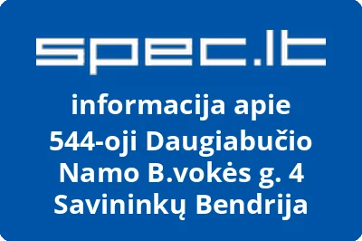 544-oji Daugiabučio Namo B.vokės g. 4 Savininkų Bendrija