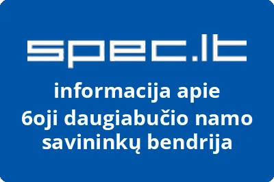 6oji daugiabučio namo savininkų bendrija