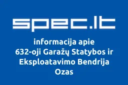 632-oji Garažų Statybos ir Eksploatavimo Bendrija Ozas