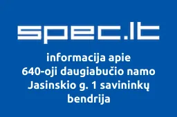 640-oji daugiabučio namo Jasinskio g. 1 savininkų bendrija