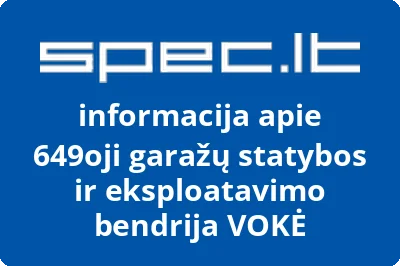 649oji garažų statybos ir eksploatavimo bendrija VOKĖ