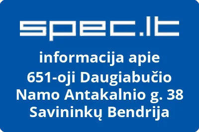 651oji daugiabučio namo Antakalnio g. 38 savininkų bendrija