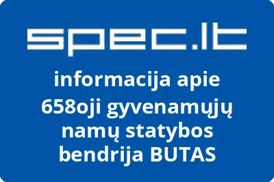 658oji gyvenamųjų namų statybos bendrija BUTAS