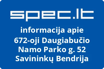 672-oji Daugiabučio Namo Parko g. 52 Savininkų Bendrija